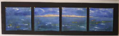Aboriginal Art - Coral Cae & Sandbanks on Barrier Reef (2003)