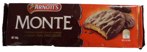 Arnotts Monte Choc Biscuits 200g