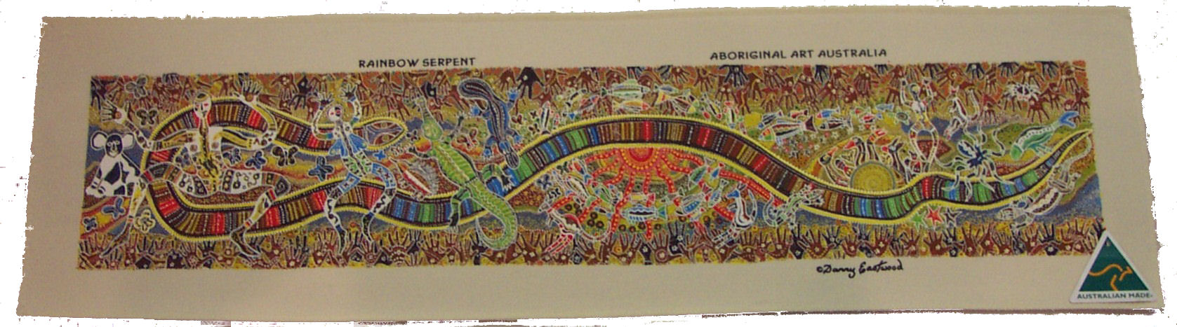 Art Panel Rainbow Serpent