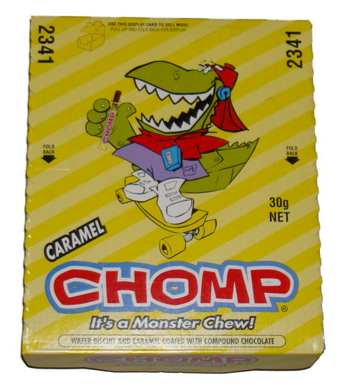 Box: Chomp Chocolate Bar 50x30g