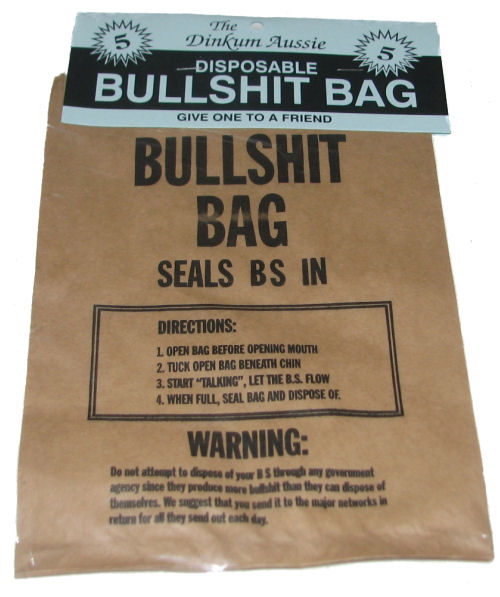 Disposable Bullshit Bags