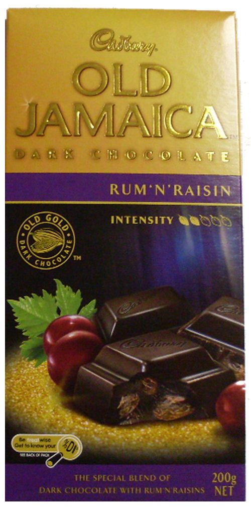 Cadbury Old Jamaica Rum & Raisin Chocolate 200g