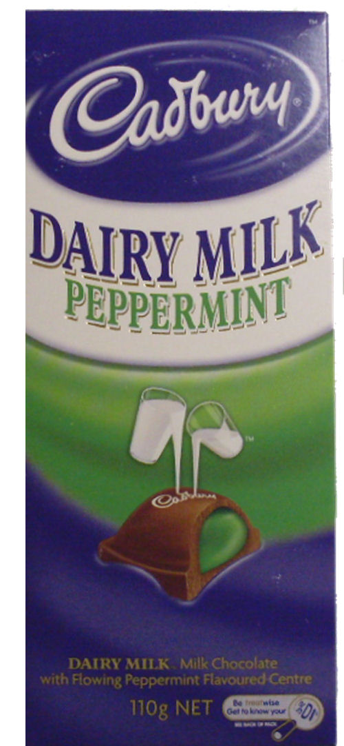 Cadbury Peppermint Chocolate 110g