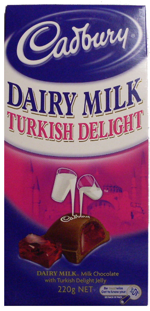 Cadbury Turkish Delight Chocolate 220g