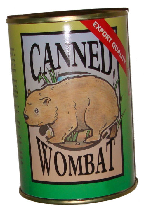 Canned Wombat