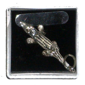 Sterling Silver Charm: Crocodile