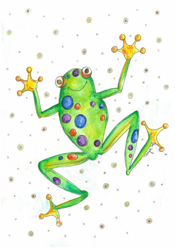 Australian Art - Green Tree Frog