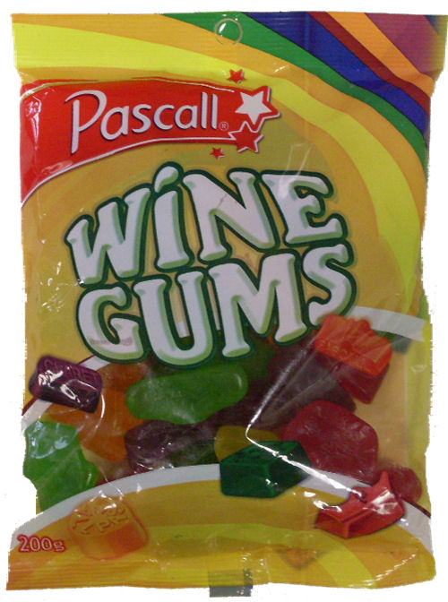 Pascall Wine Gums 200g