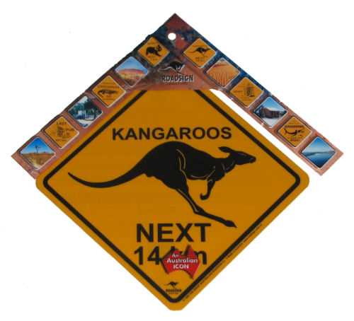 Small Road Sign - Kangaroo