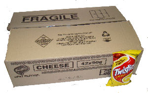 Box: Smiths Twisties Cheese (42x45g Pkts)