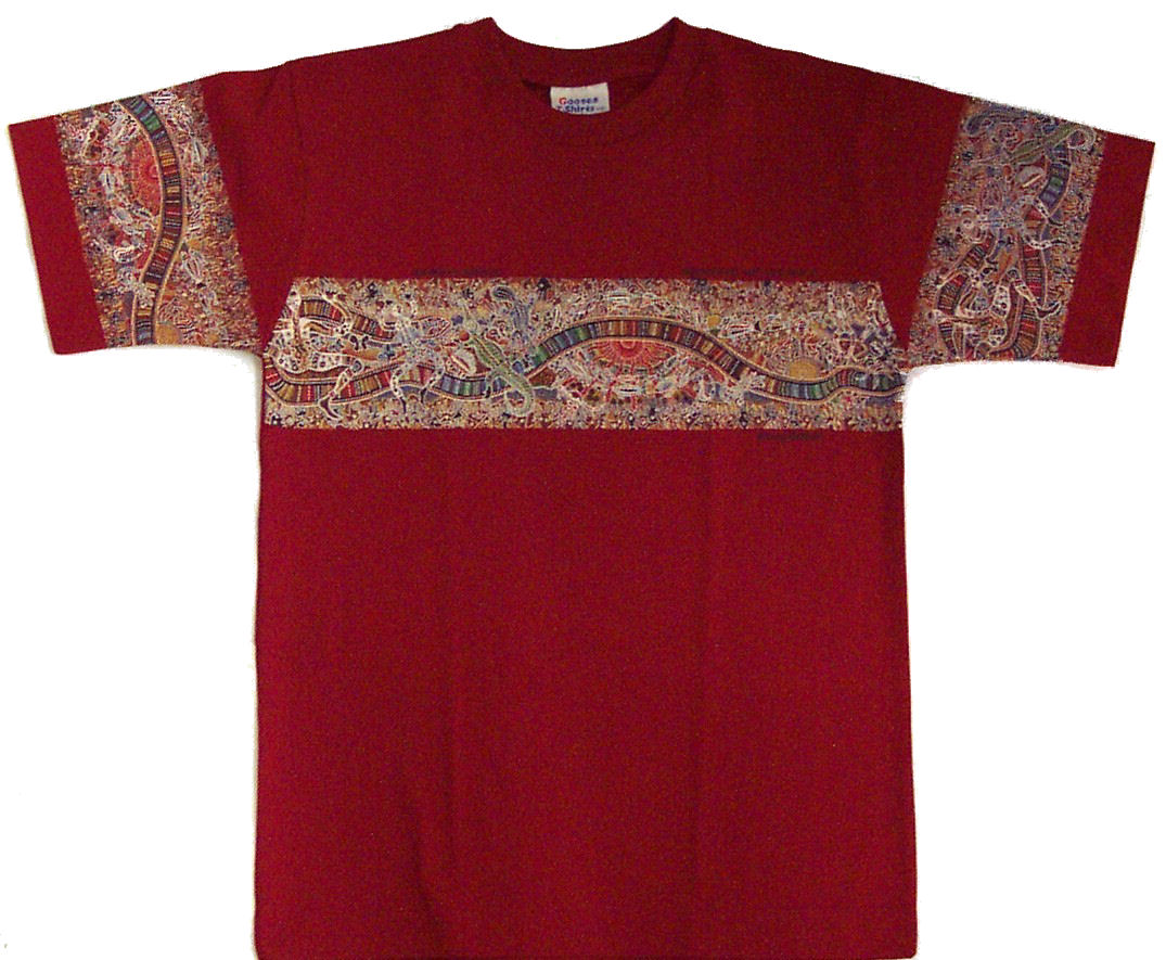 T-Shirt Rainbow Serpent (Red)