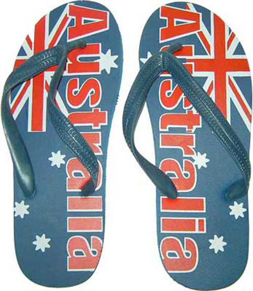 Australian Flag Thongs (Size Small)